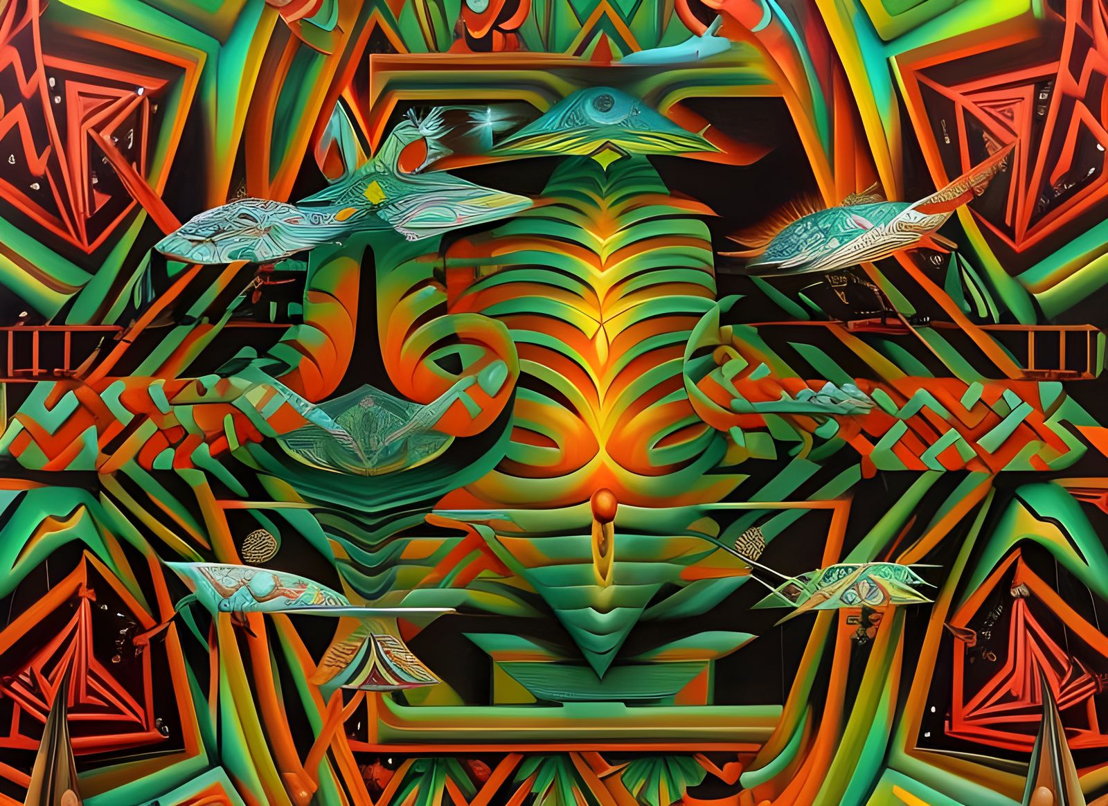 Psy abstract geometric tribal patterns 19jan23