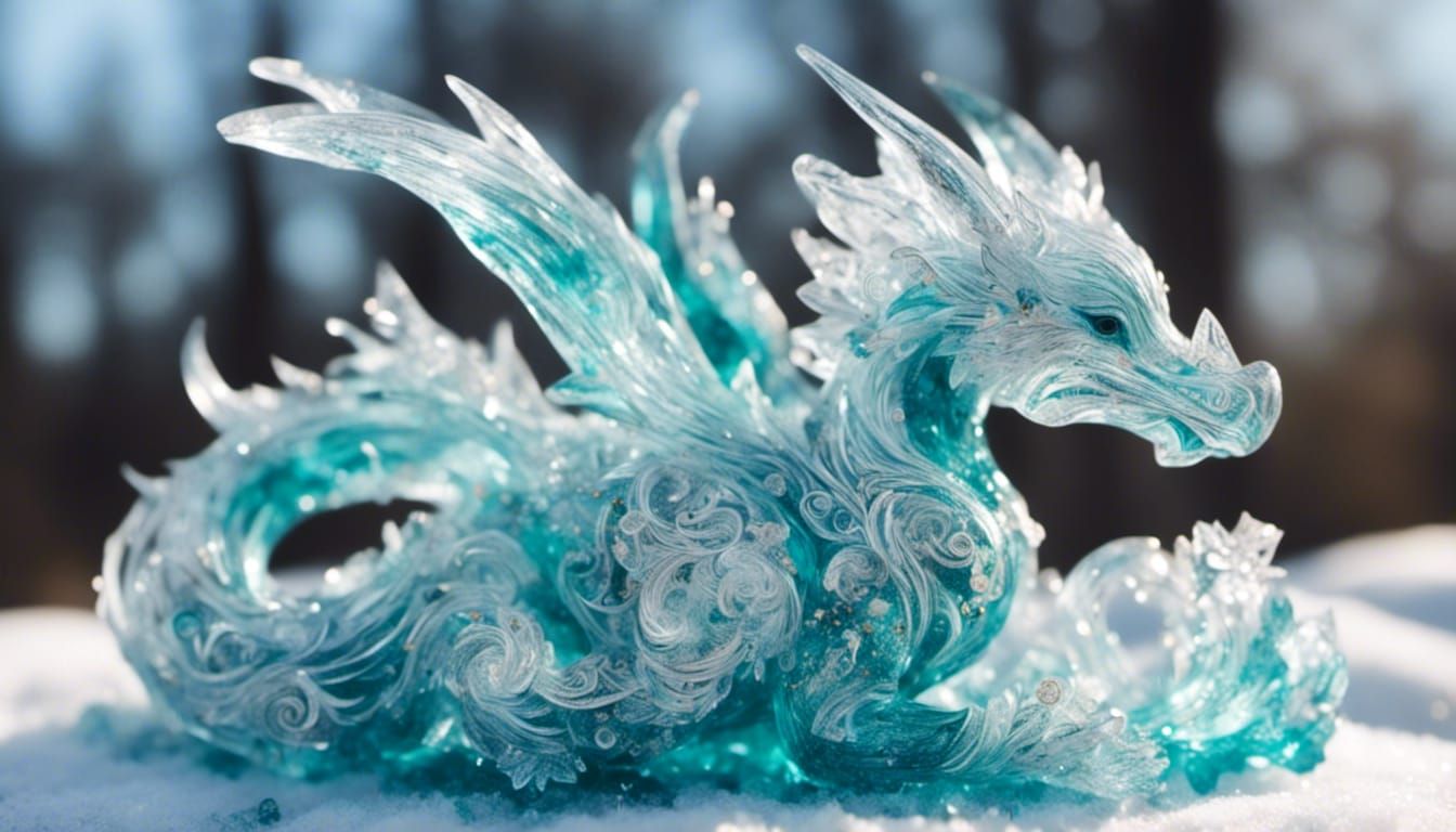 Cosmic Universe Dragon in Crystal-Clear Detail