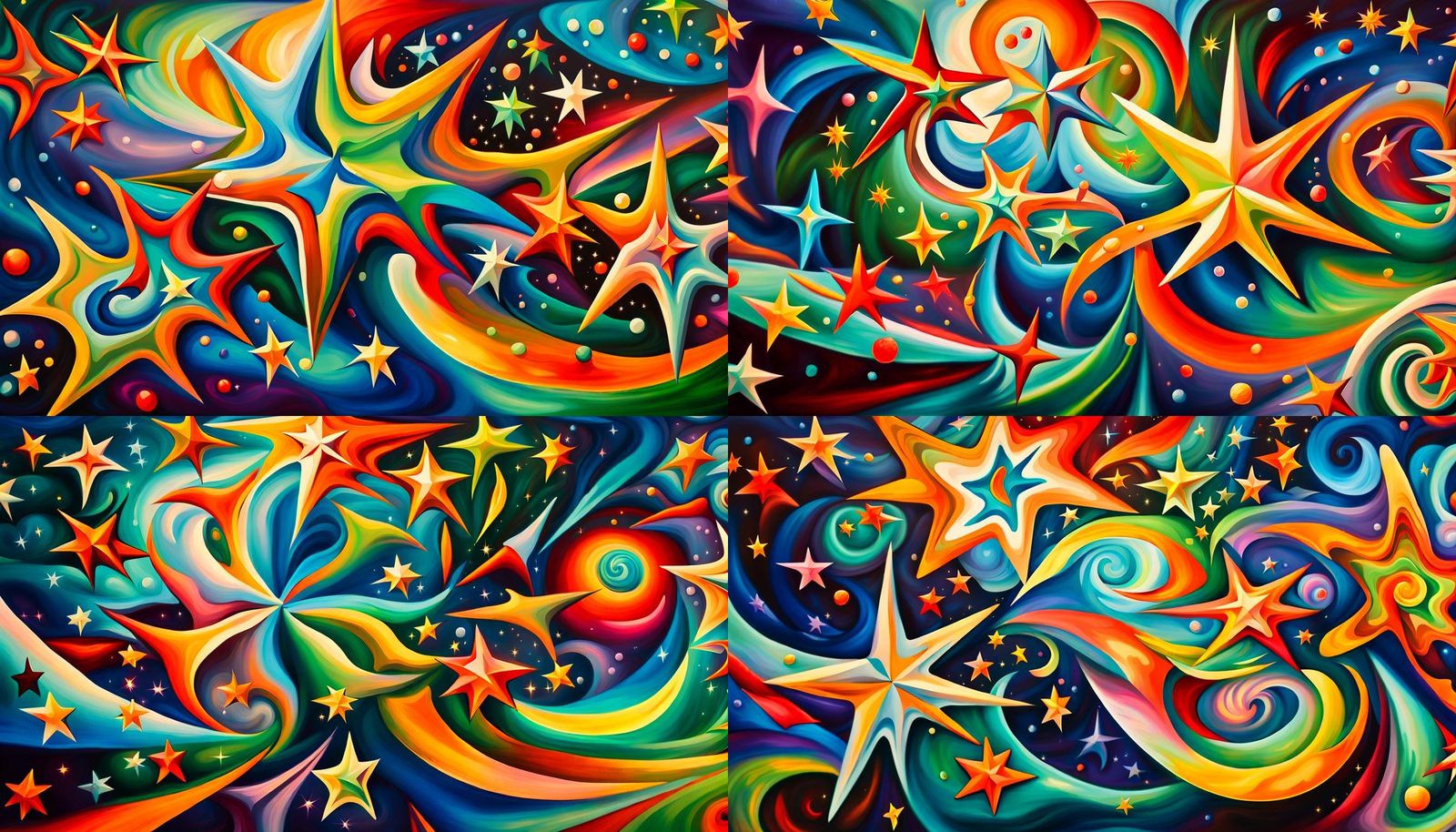 Swirling Newborn Stars in Iridescent Plasma Maelstrom