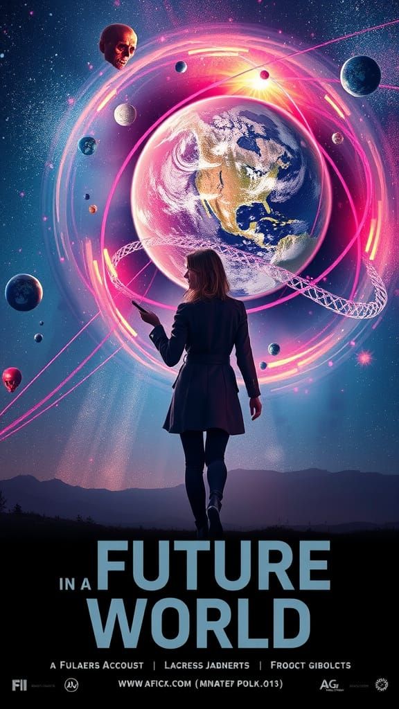 Exhibition Poster: Woman in a Future World
