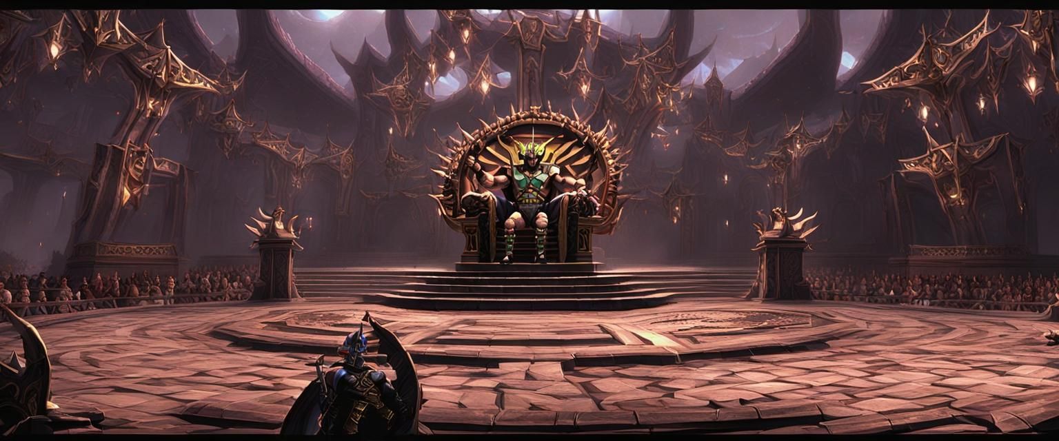 Shao Kahn's Throne in Outworld Arena