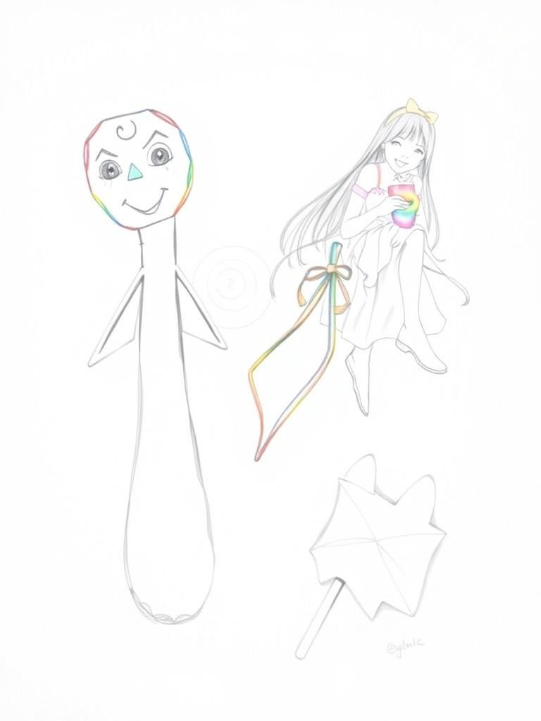 Candy Girl in Candyland: A Hyperrealistic Digital Illustrati...