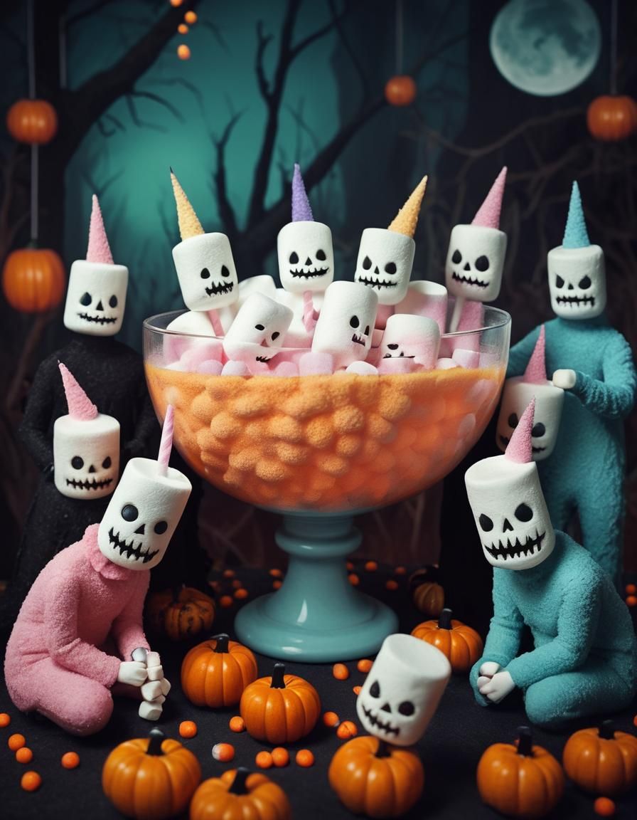 Marshmallow punk punch