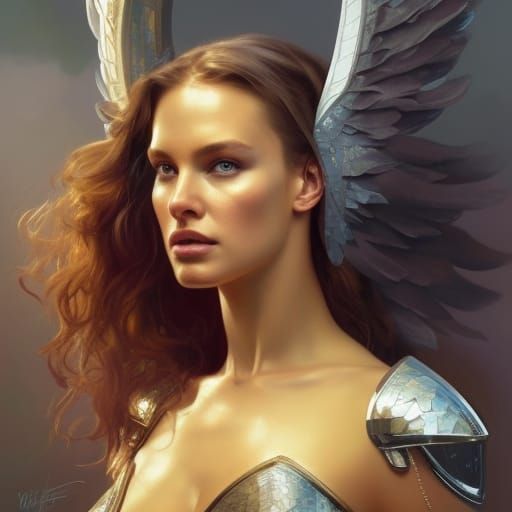 Valkyrie's Angel Supermodel Ava Hertzagova in Impressive Con...