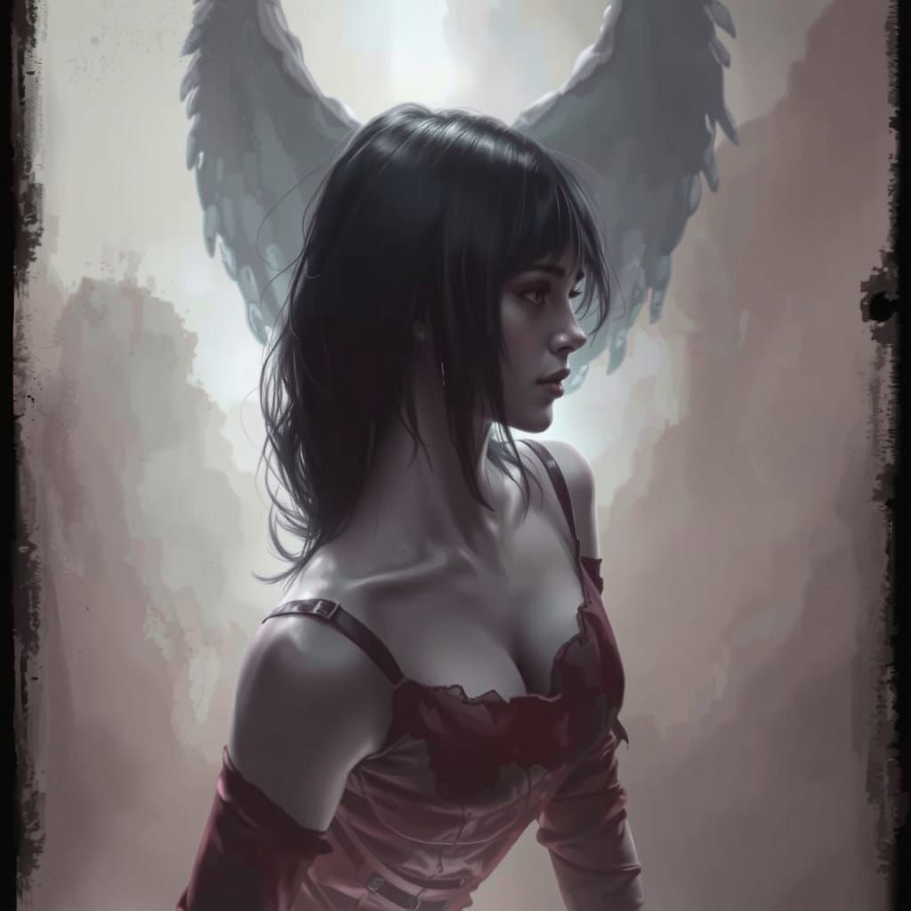Sinister Lilywhite Lilith by Greg Rutkowski