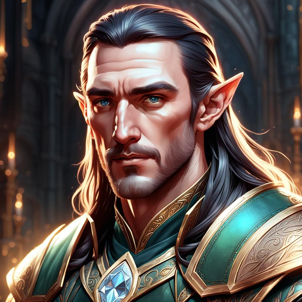 Elven Vision: Palantir Portrait in High Detail