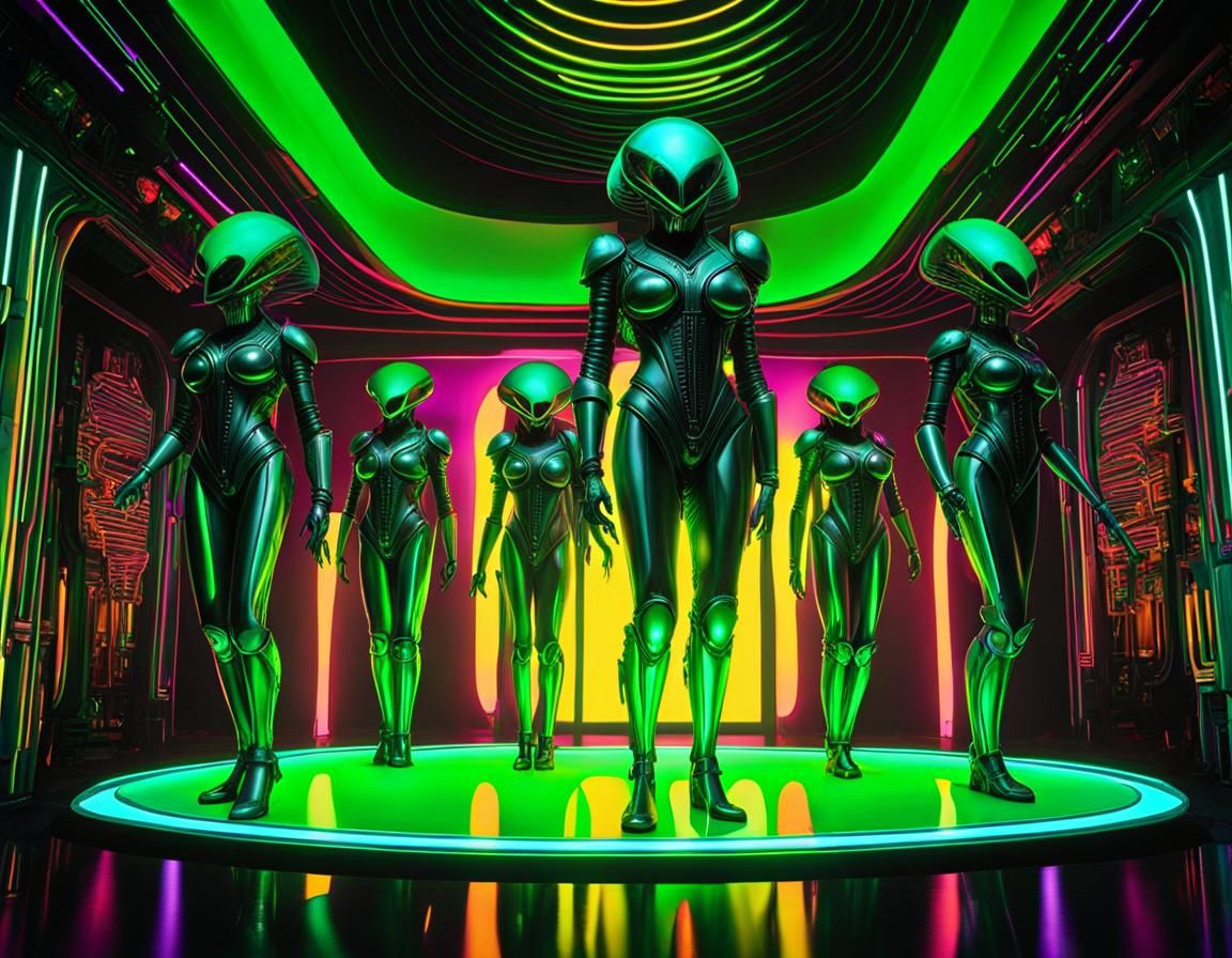 Alien night club