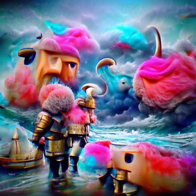 Cotton Candy Vikings Discover Molten Sea