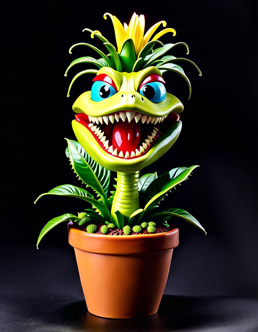Audrey II Venus Flytrap Bobblehead Figurine