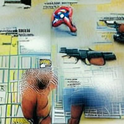 Naked Florida Man Held at Gunpoint, Comic Book Style