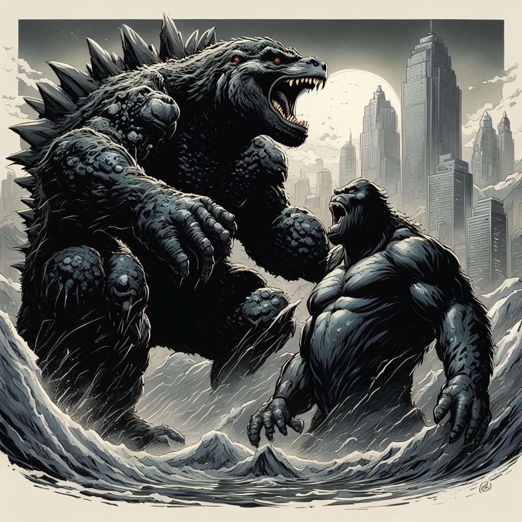 Godzilla vs King Kong: Comic Book Battle