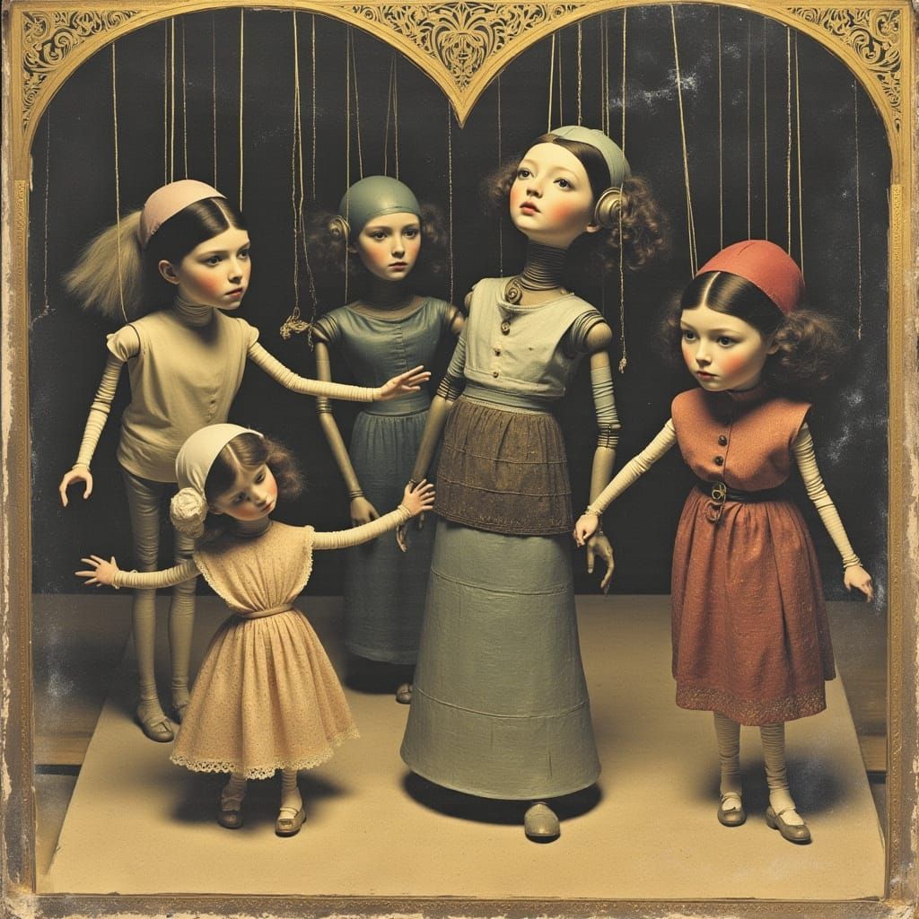 Vintage Sci-Fi Marionette Dance Party