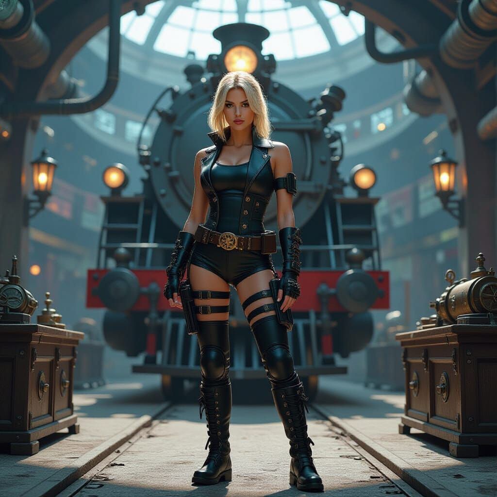 Sonya Blade in Steampunk Arena