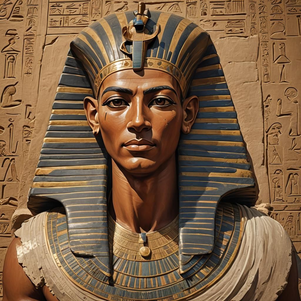 Pharaoh Ramesses IV: A Royal Egyptian Portrait