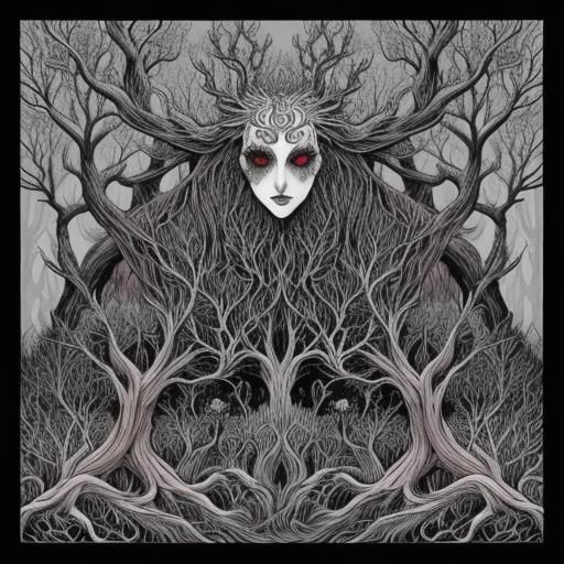 Grotesque Garden: Body Horror Maidens Become Trees
