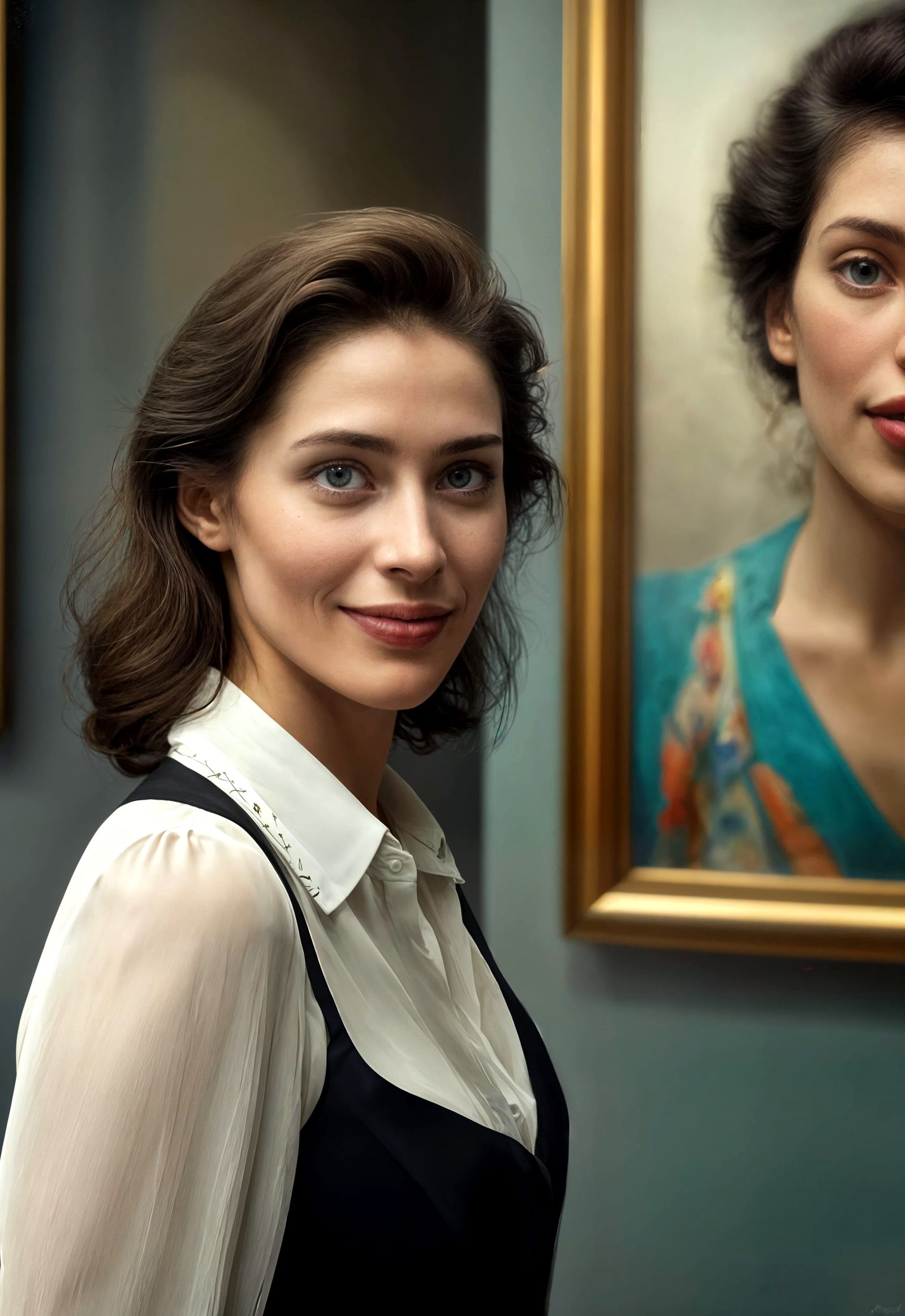 Tasteful Gallery Scene in Polychromatic Detail