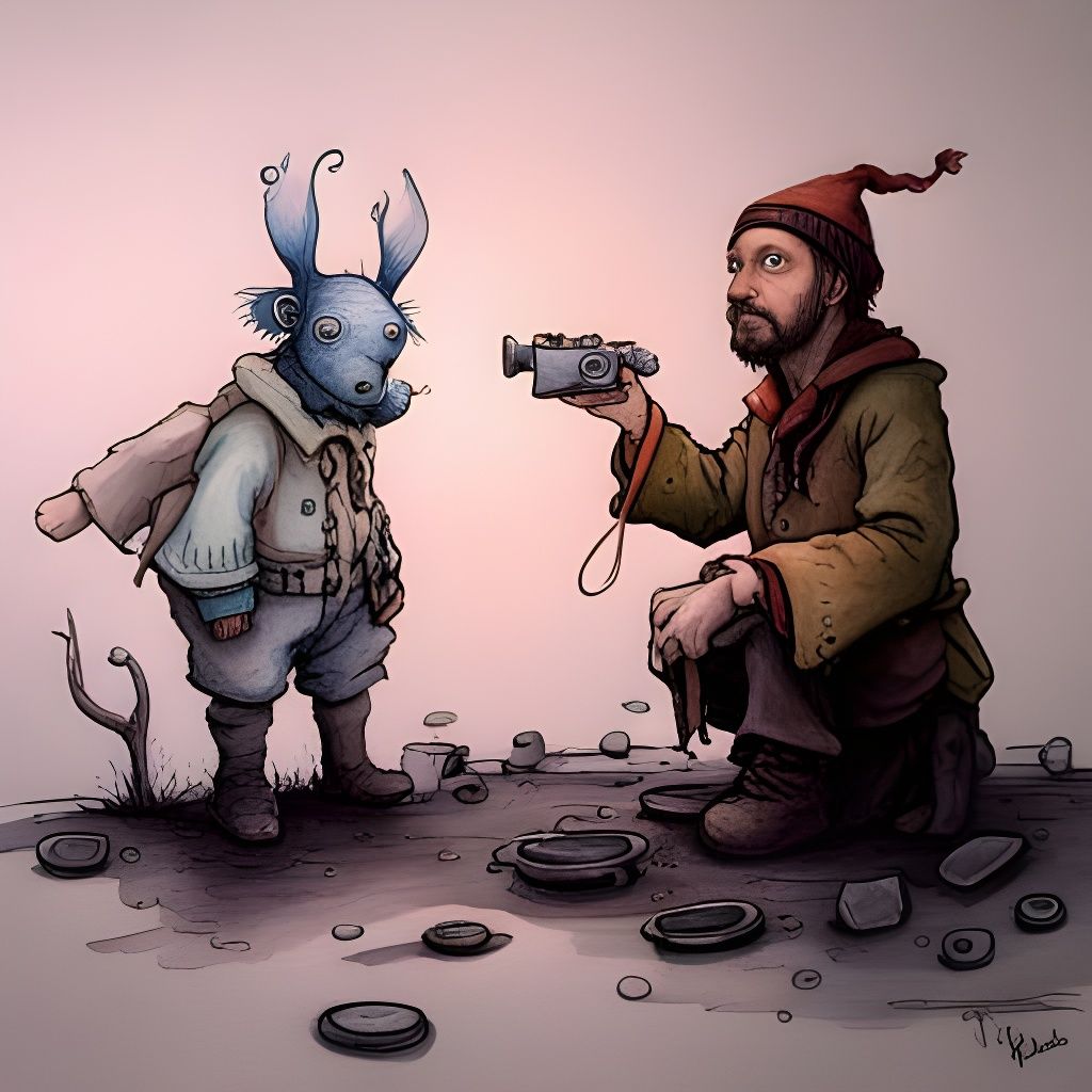 Whimsical Mess in Fantasy Art Style