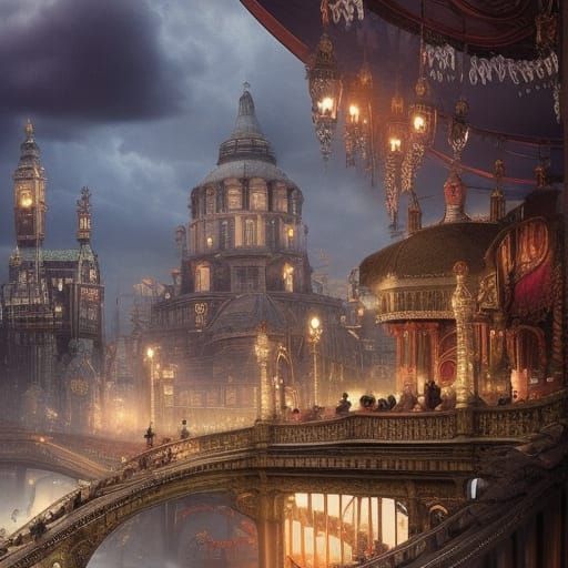 Epic Carnival: Digital Matte Painting