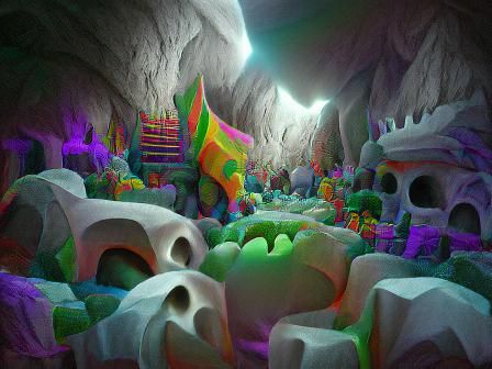 Cavern of Ten Thousand Monsters: 3D Hyperrealism