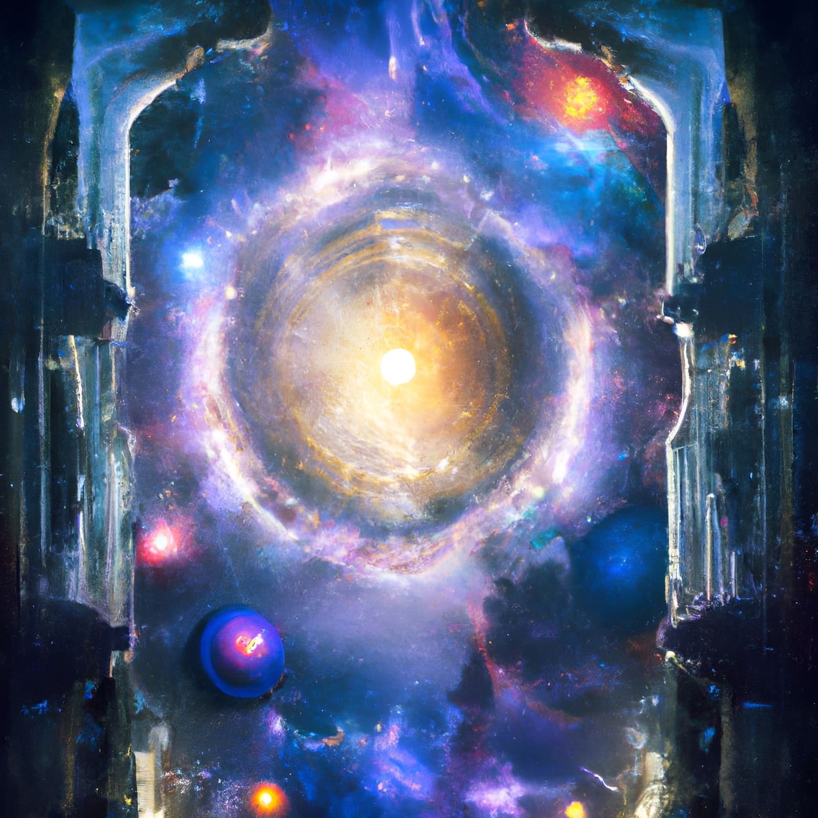 Epic Supernova Explosion in Digital Matte Painting