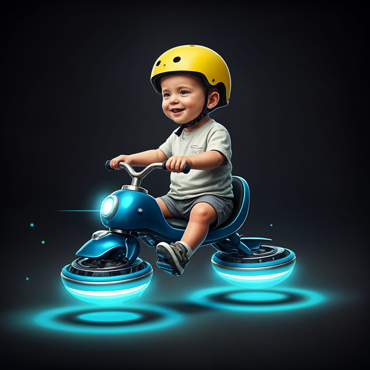 Hovering Tricycle for Toddler of the Future
