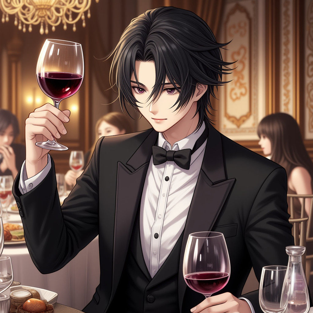 Ryouma Echizen Hyperrealistic Portrait in Formal Suit