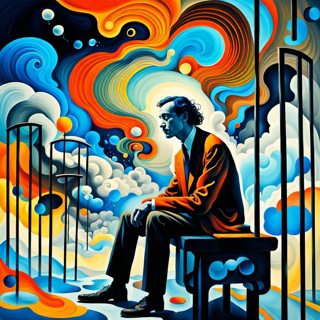 Surreal Mind Prison in Triadic Colors