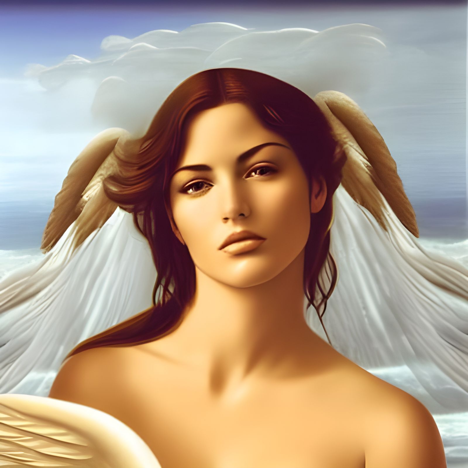 Birth of Venus Photograph with Monica Bellucci