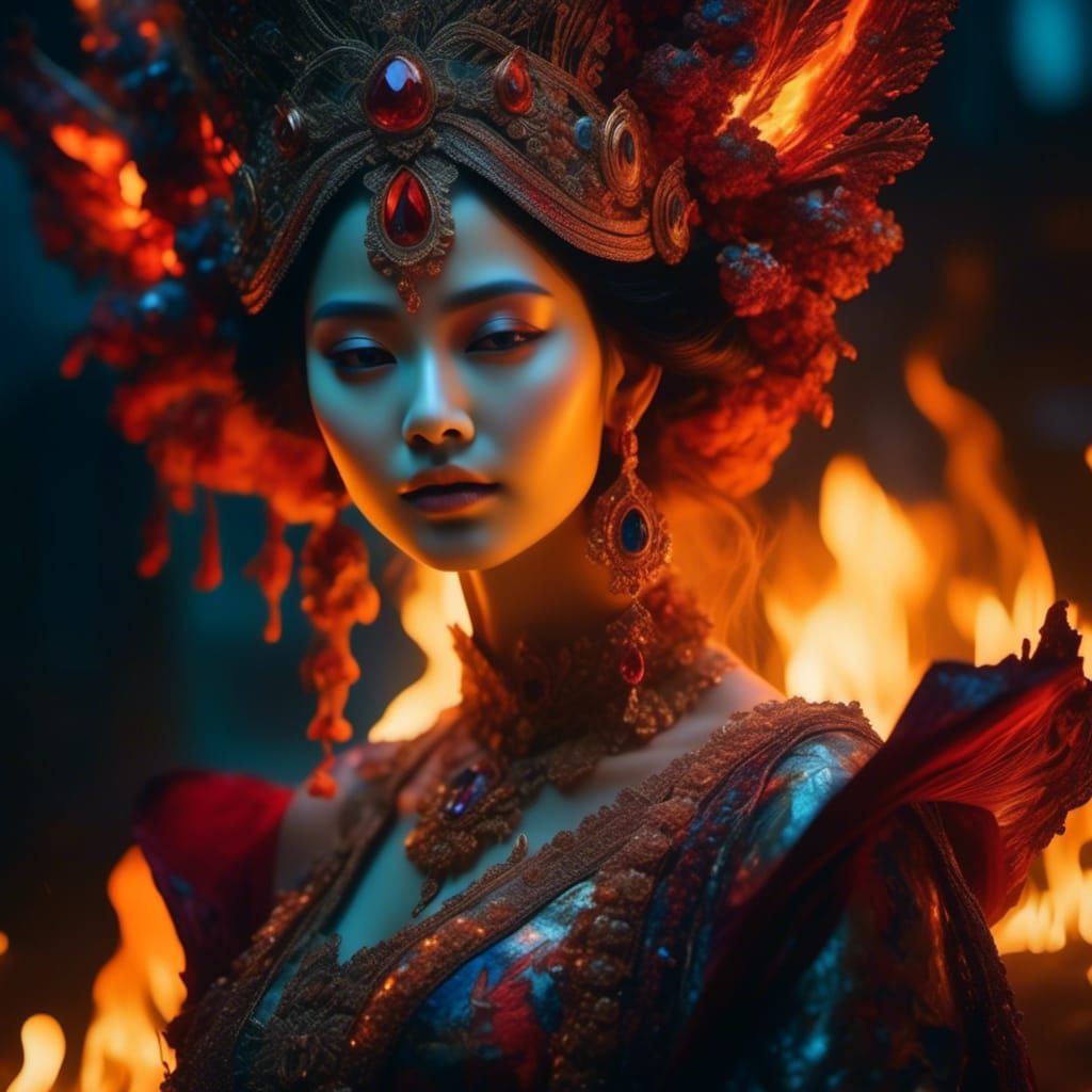 <lora:Gothic Fire:1.0>