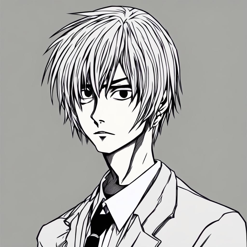 Light Yagami Portrait from Death Note