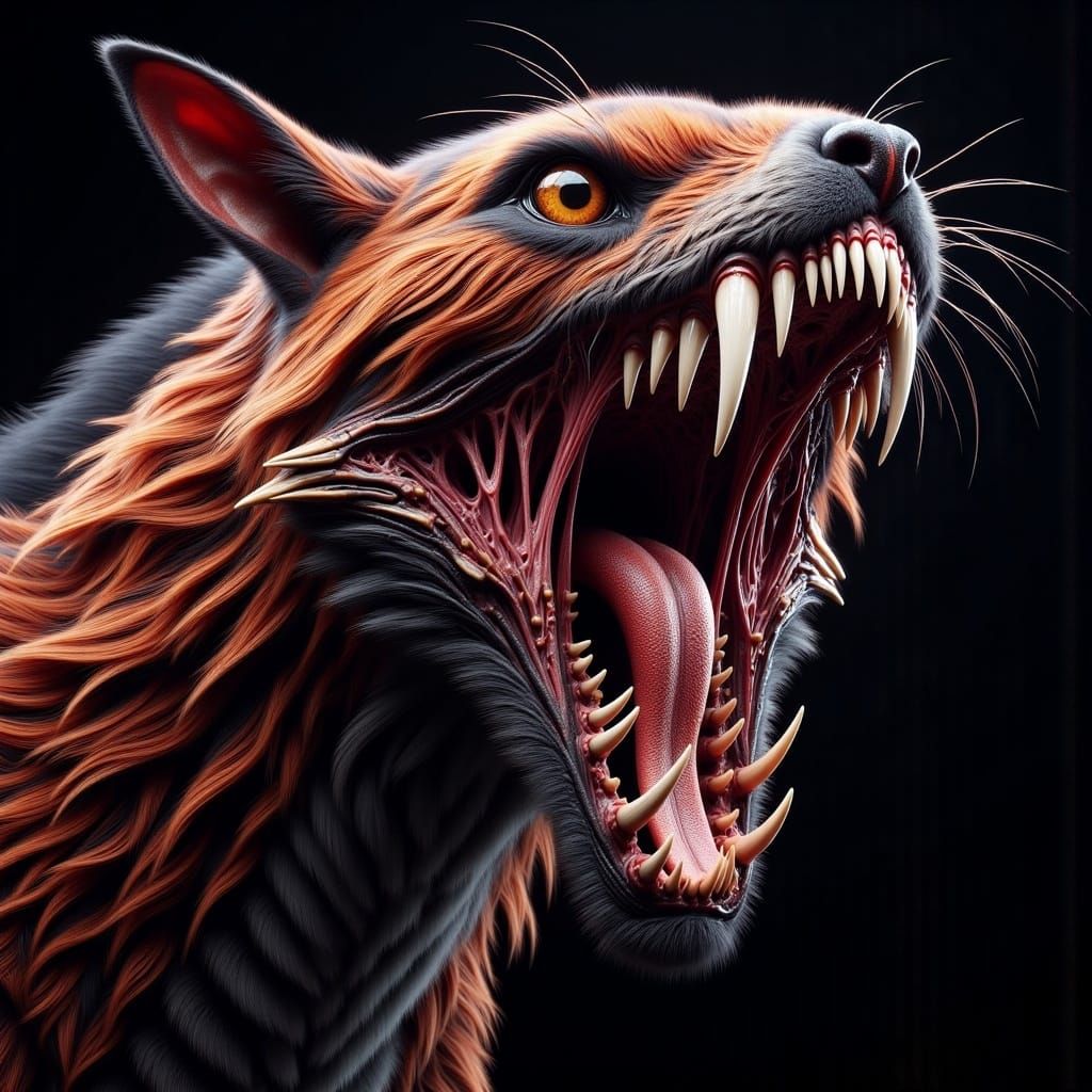 Hyper-Realistic Digital Painting of Dark Fantasy Subject