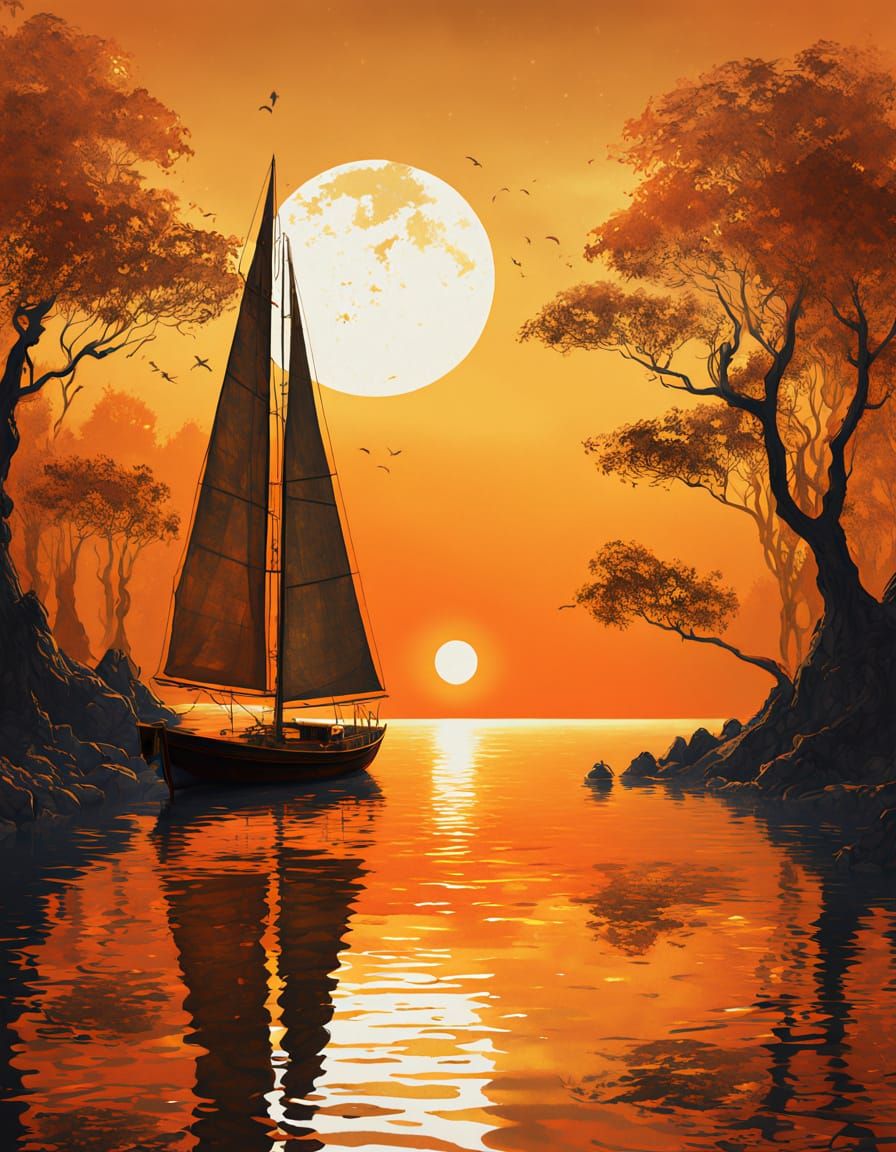 SAILING AT SUNRISE