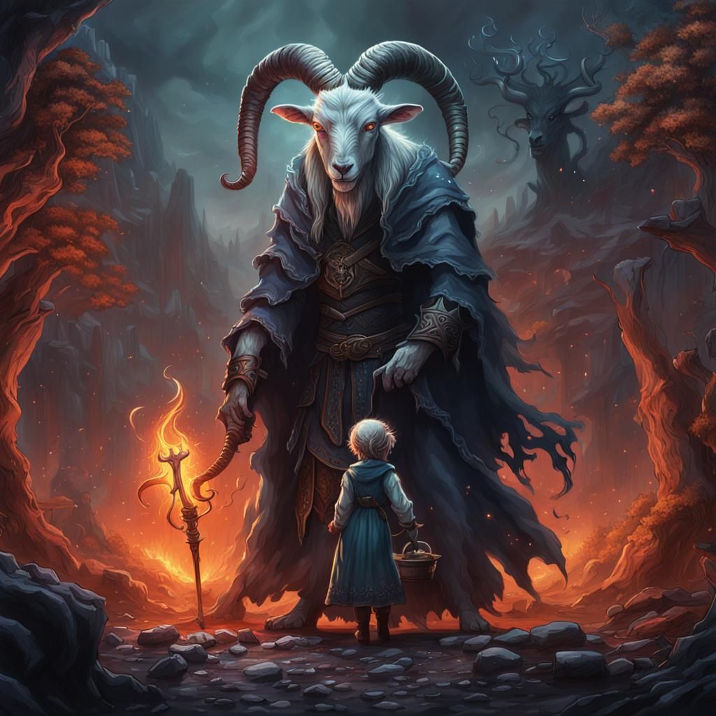 Child's Drawing: Hag's Demonic Sacrifice