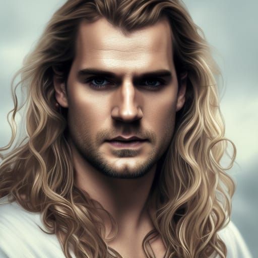 Fantasy Viking Portrait in Hyperdetailed Style