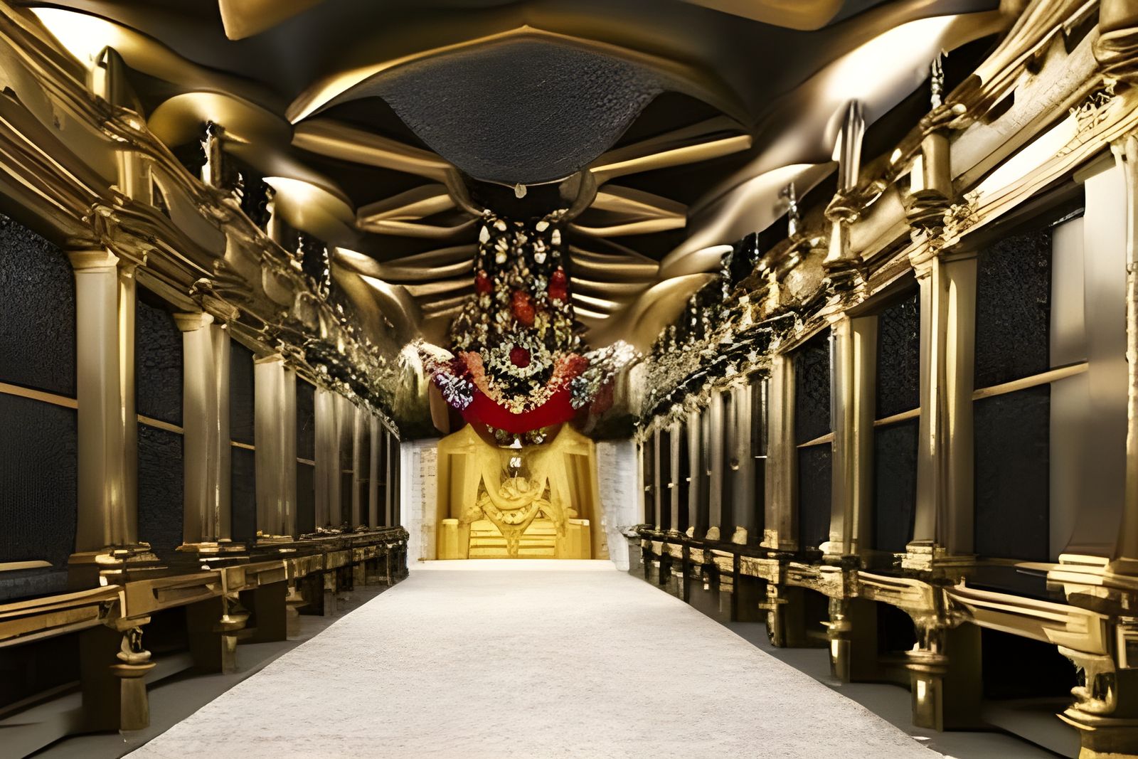 Gringotts Vault with Gold Coins and Jewels