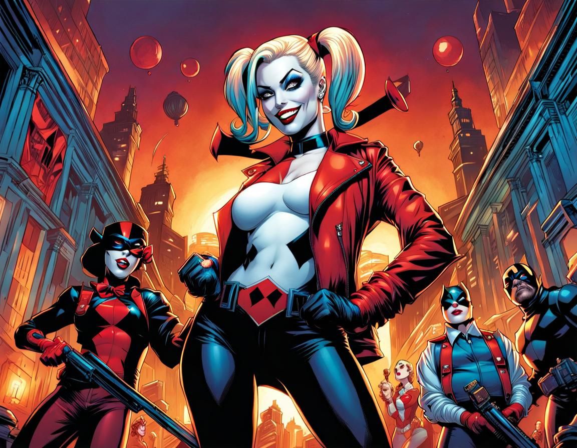 Harley Quinn and friends