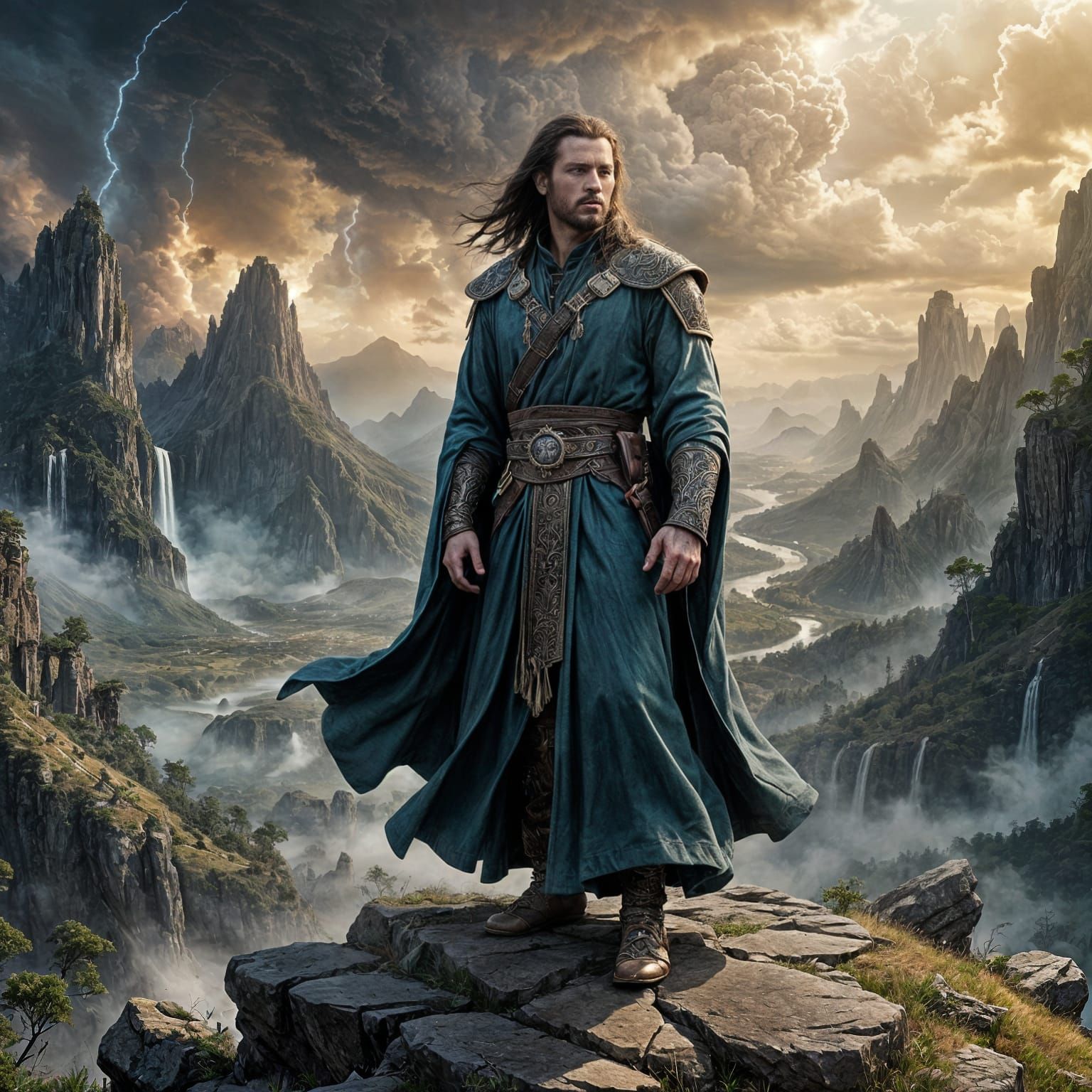 Apostolic Preacher in a Dramatic Landscape