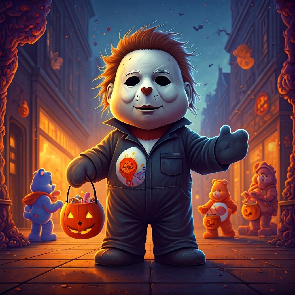 Care Bear Michael Myers Halloween Candy Heist