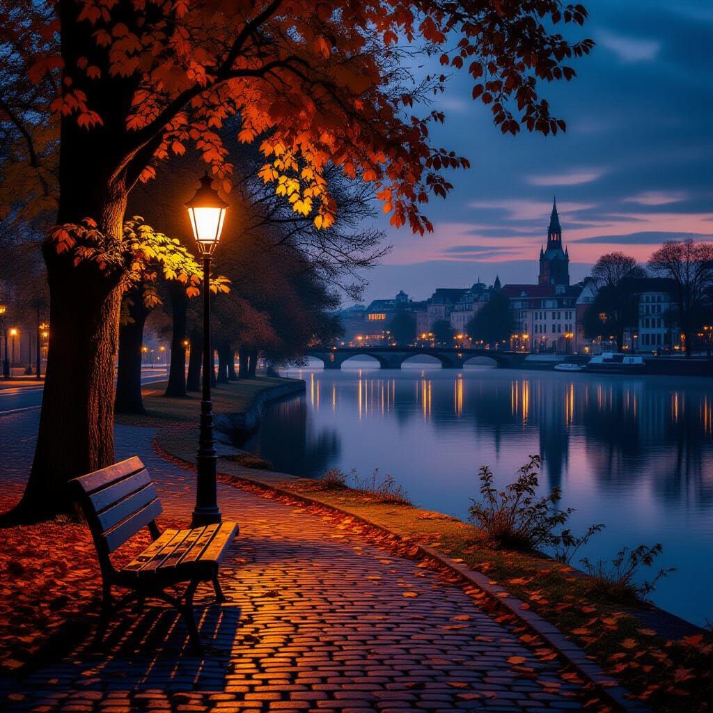 Autumn Evening Goodbye