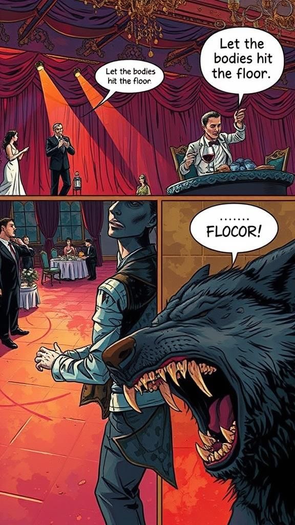 Epic Fantasy Dance Scene Unfolds in a Maelstrom of Artistic ...