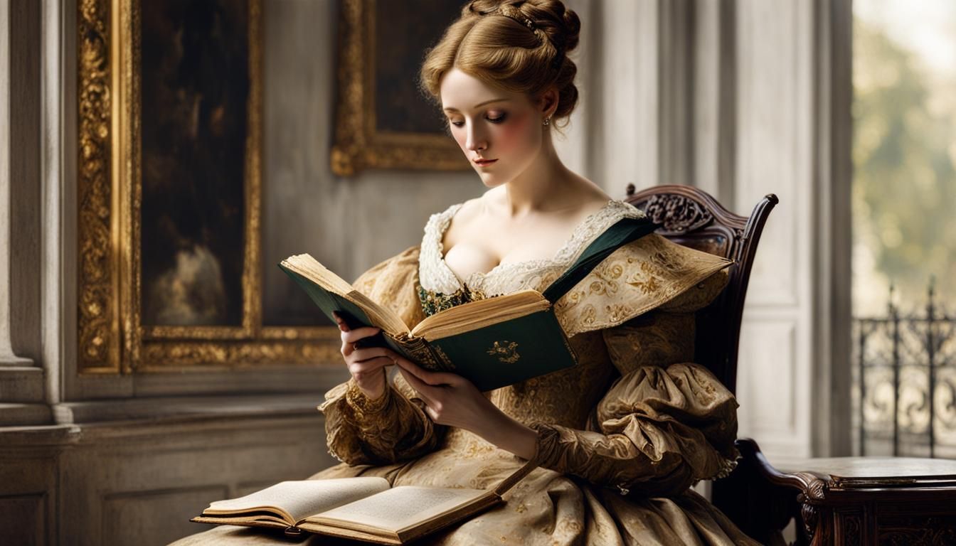 The Reader: Evoking 1860s Portraiture with Bokeh