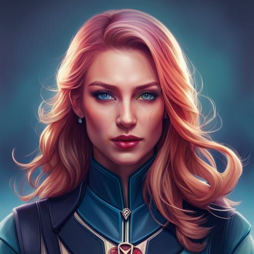 Detailed Portrait of Love in Hyperdetailed Style