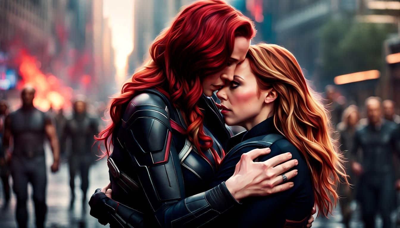 Black Widow and Scarlet Witch: Professional Photography