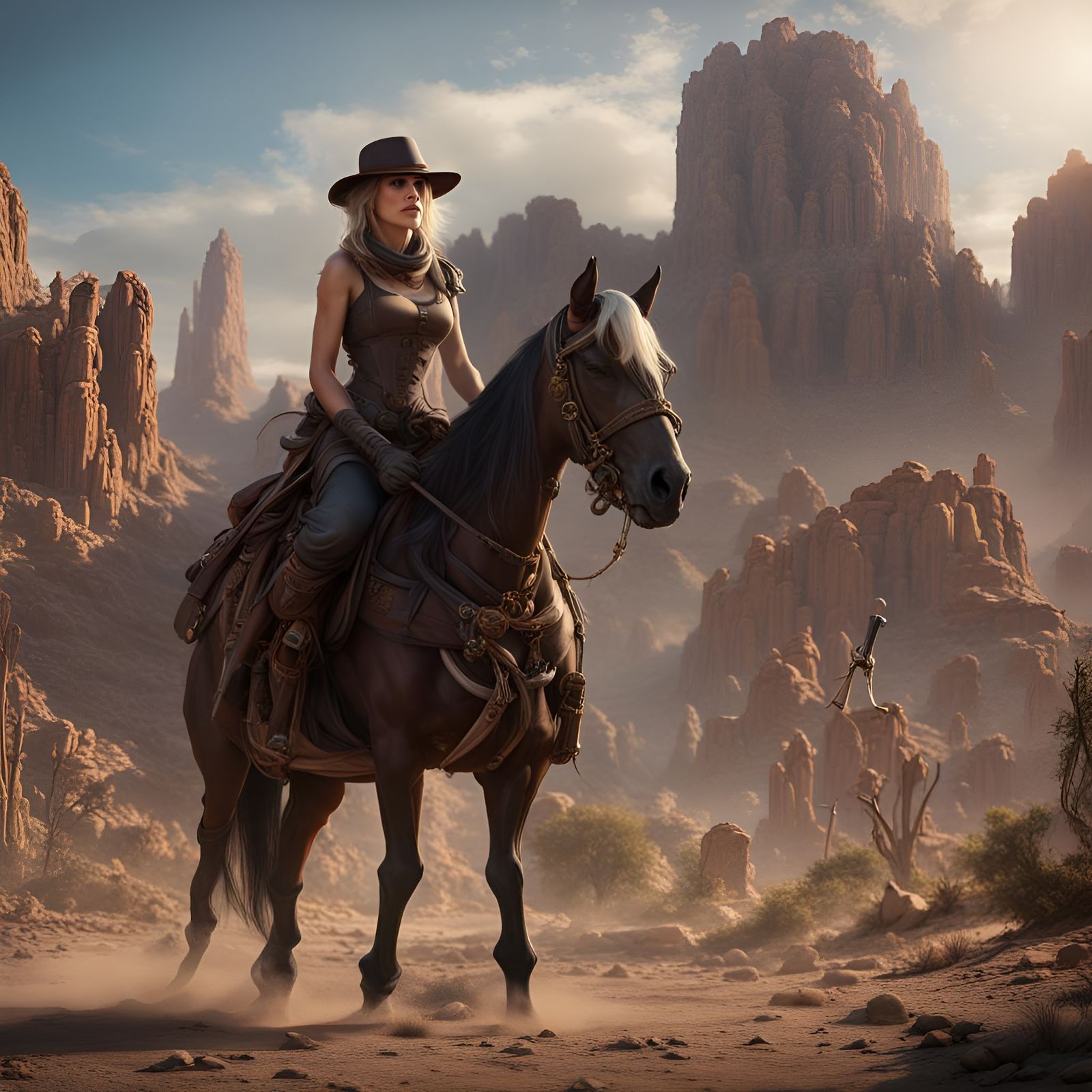 Fantastical Matte Painting: Ride to Yuma