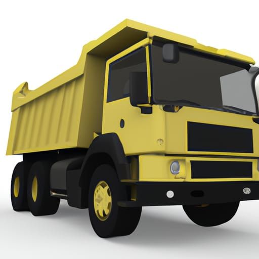 AI Generated Image of a Dump Truck
