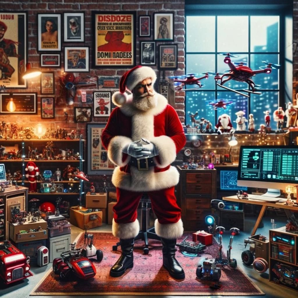 Santa Claus: Modern, Eclectic, Tech-Enthusiast Collector