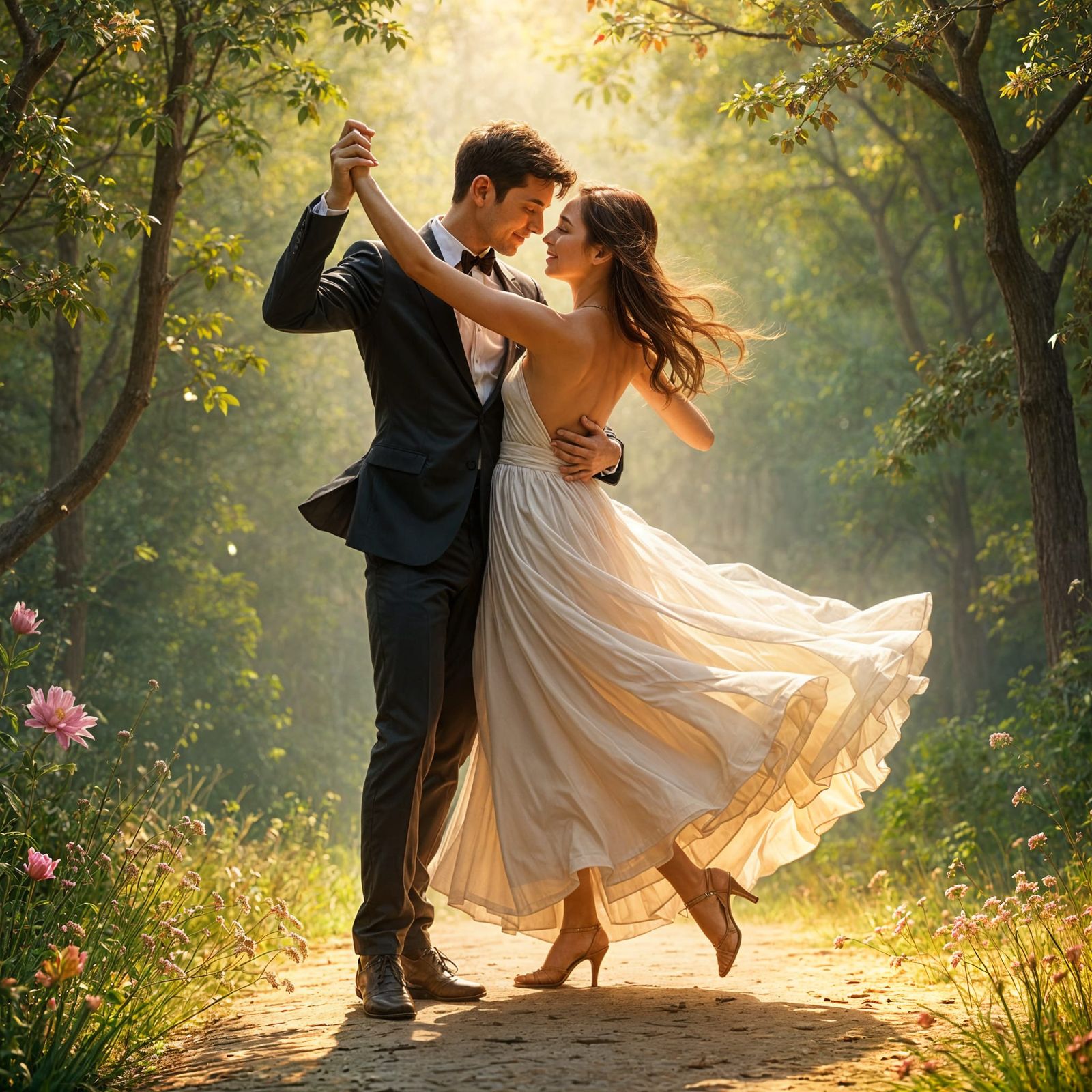 Intimate Dance of Love and Unity