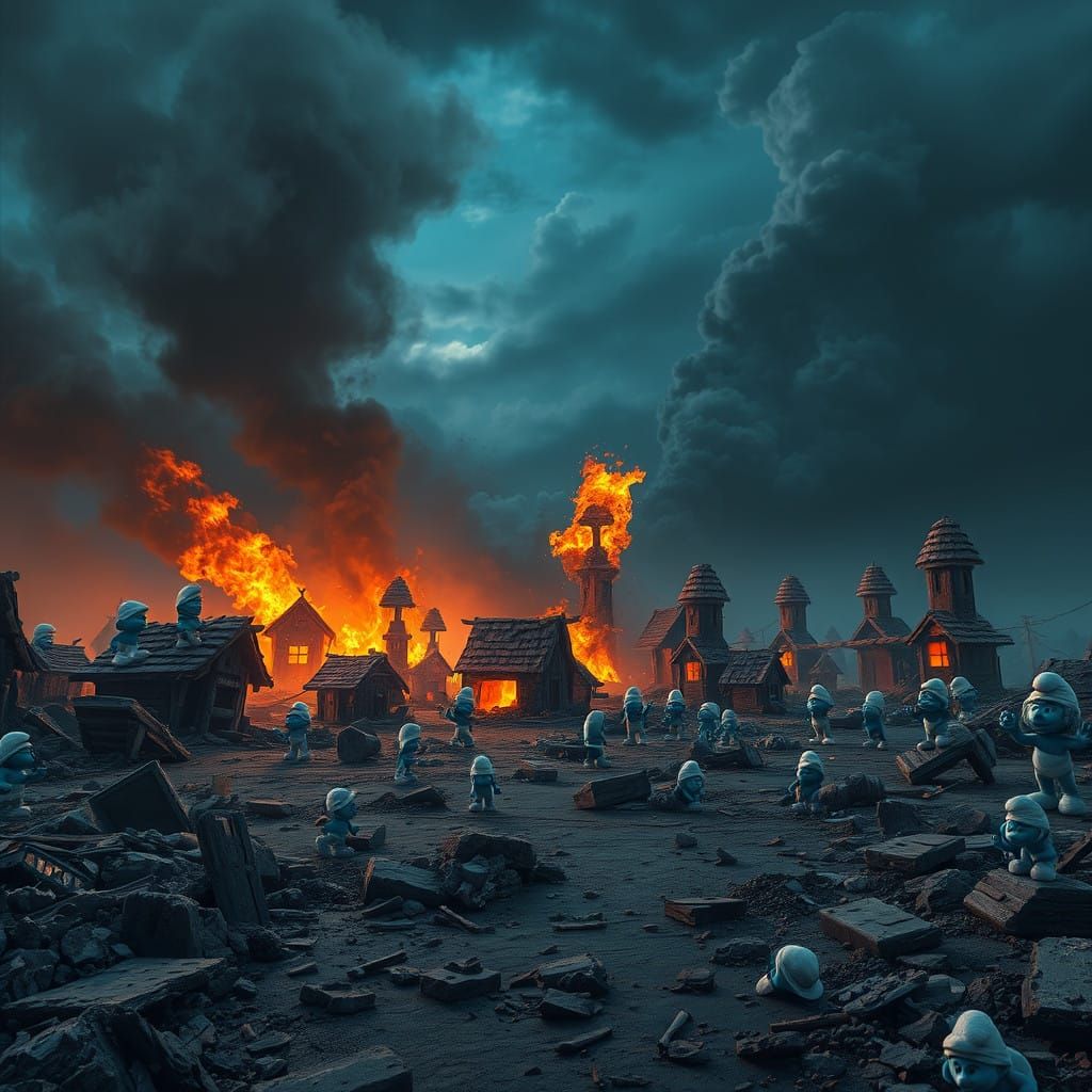Smurfs Village in Apocalypse Haze