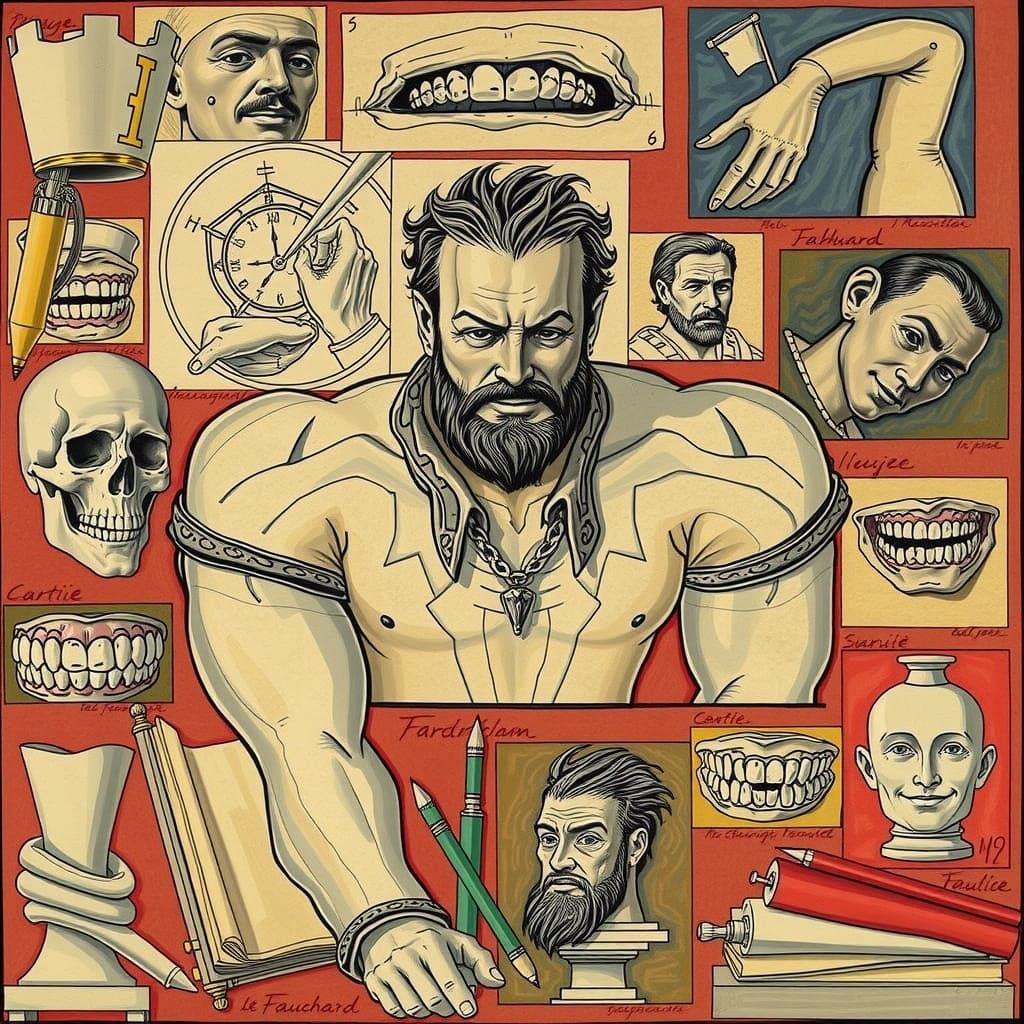 Pierre Fauchard Inspired Sculpture of Imminent Glory