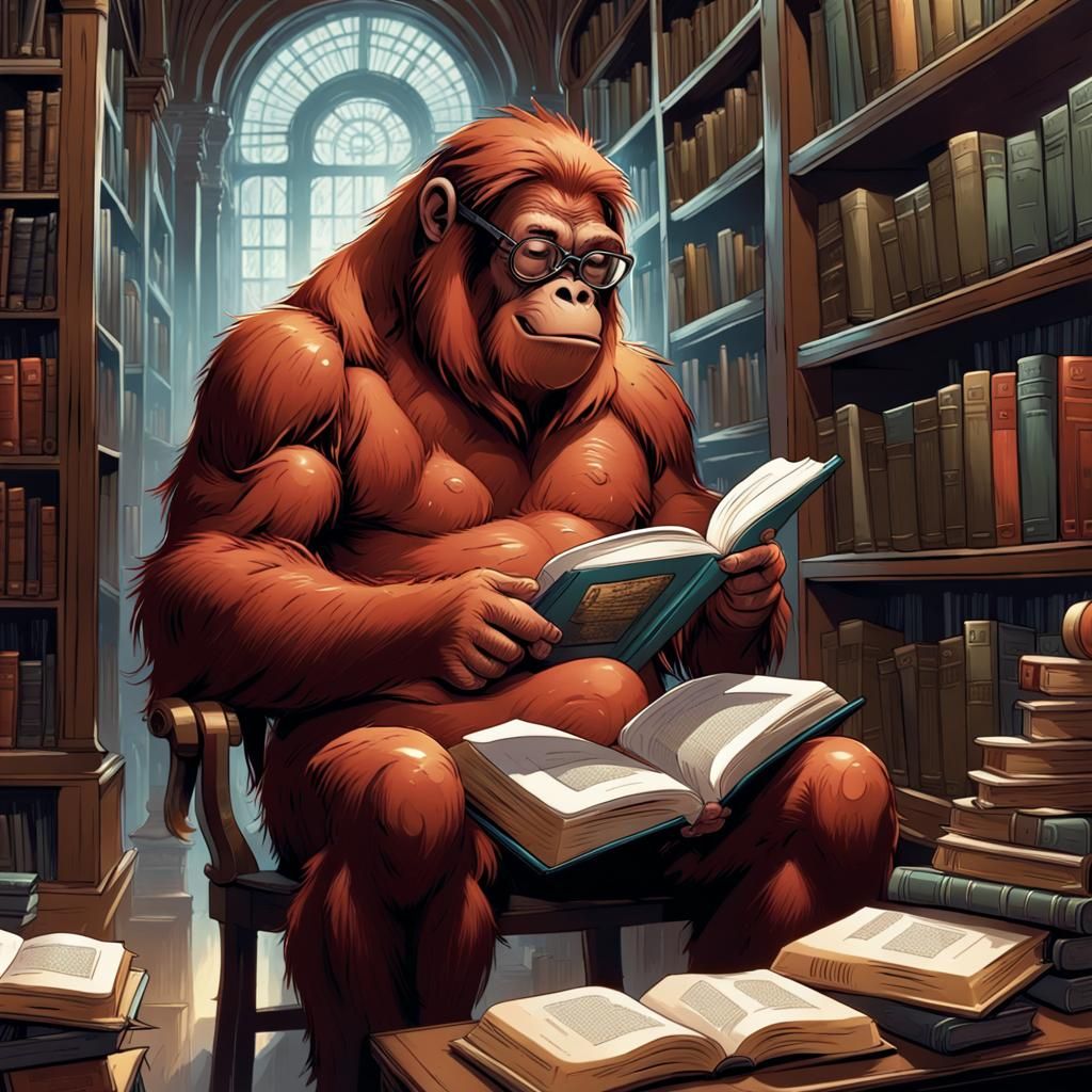 Orangutan Librarian
